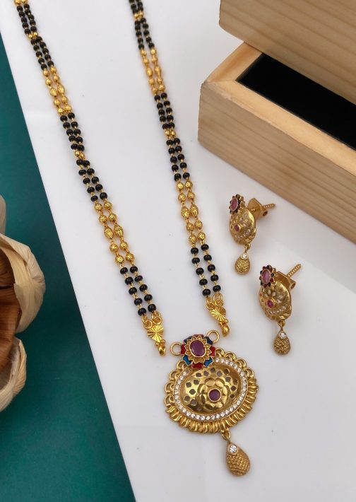 Luxurious Looking Gold Plated Mangalsutra