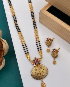 Mangalsutra with Stunning Gold Plated Brass