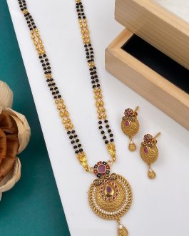 Elegant Gold Plated Mangalsutra