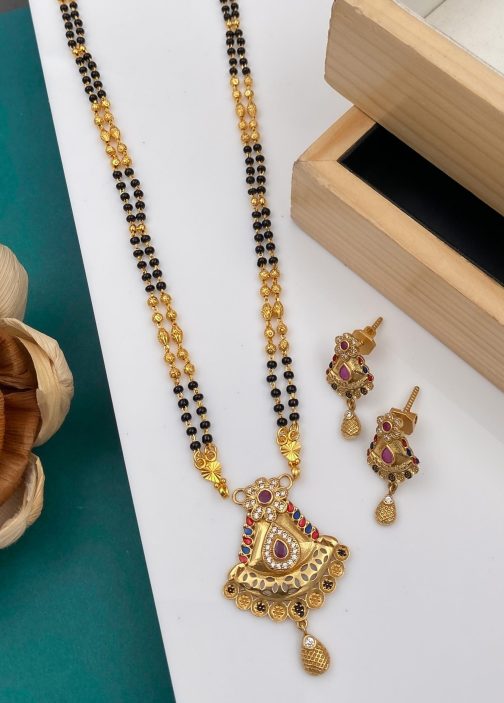 Women's Gold Plated Dazzling Mangalsutra