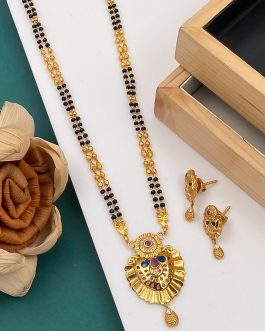 Spectacular Mangalsutra With  Diamonds Chain