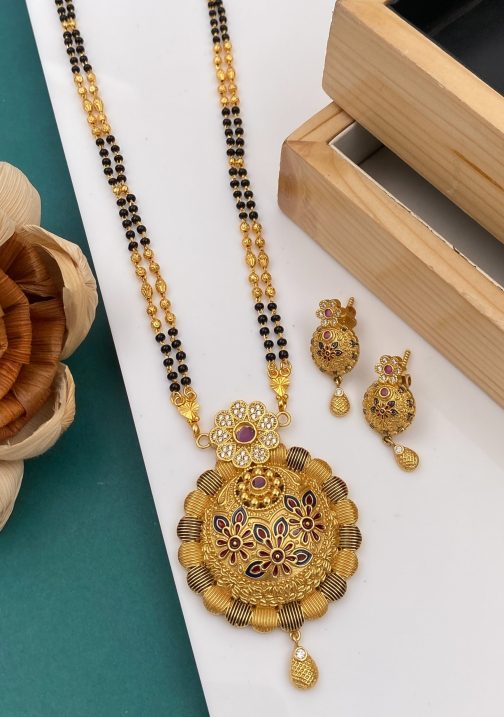 Gold Plated Women Mangalsutra