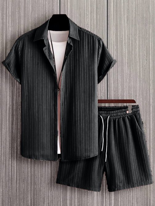 Black Men Night Suit