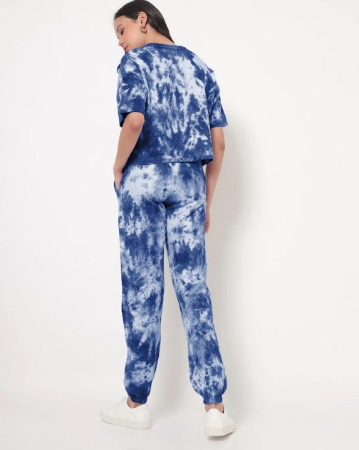 Cotton Blue Track Suit
