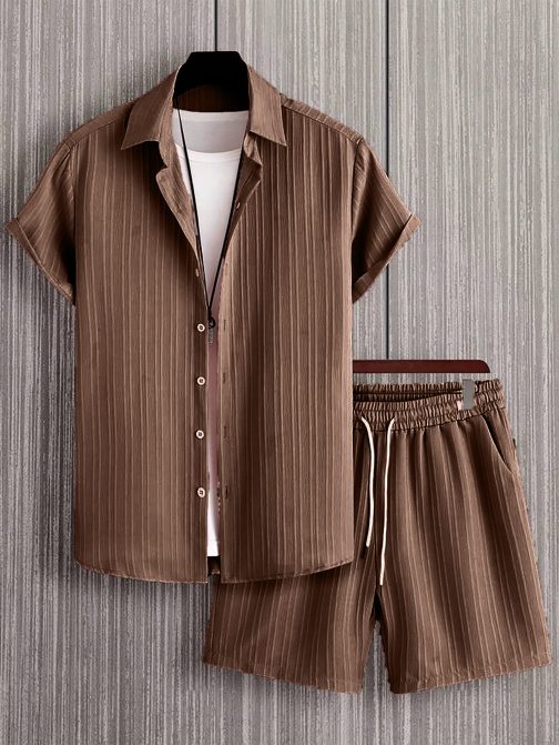 Brown Men Night Suit