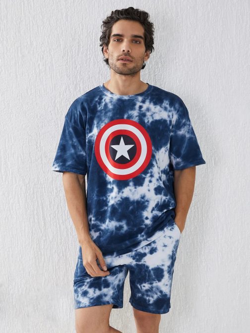 Tie Dye Blue Co-Ord Set