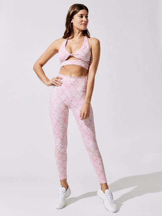 Light Pink Activewear Track Pant