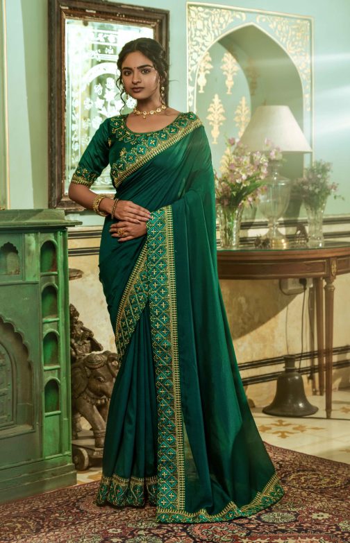 Green Saree