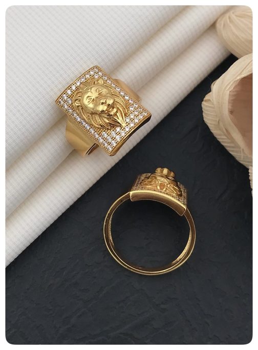 Lion Ring Diamonds For Men