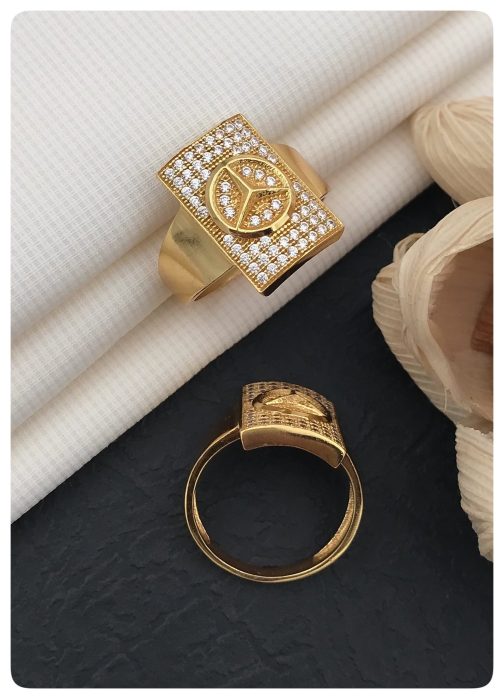 Mercedes Ring Diamonds For Men