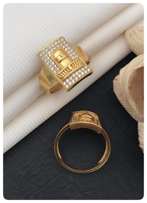 Mahadeva Ring Diamonds For Men