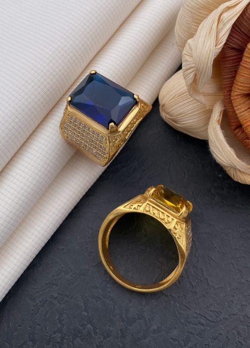 New Neno Blue Stone Ring Diamonds For Men