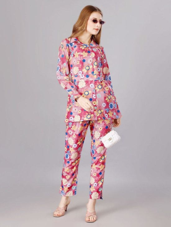 Casual Wear Floral Co-ord Set