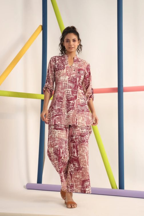 Precious Printed Cotton Top and Plazzo Set