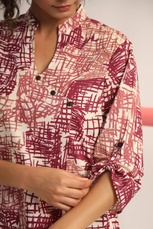 Precious Printed Cotton Top and Plazzo Set