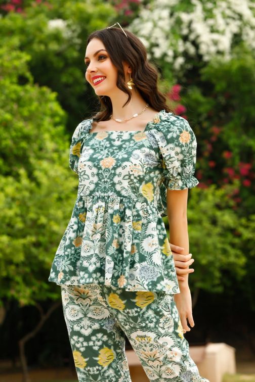 Floral Cotton Co-ord Set