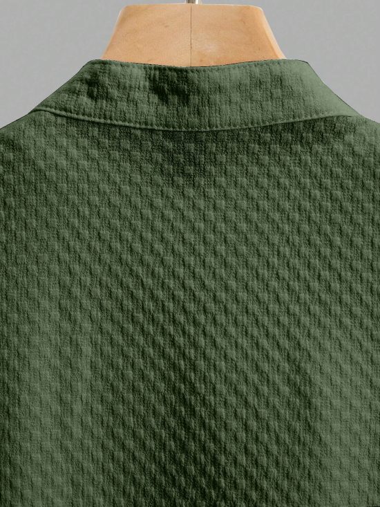Half Sleeve Green Shirt