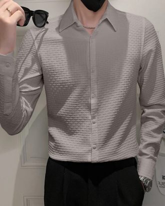 Full Sleeve Gray Shirt