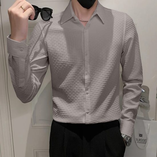 Full Sleeve Gray Shirt