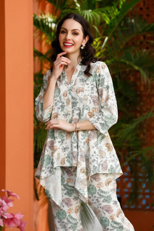 Fancy Digital Printed Cotton Co-ord Set