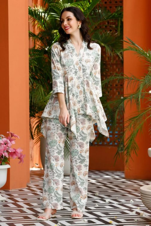 Fancy Digital Printed Cotton Co-ord Set