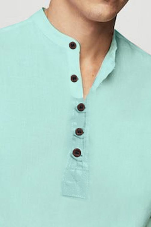 Classic Collar Sky Blue Shirt