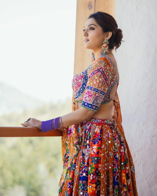 Navratri Designer Multicolor Lehenga Choli