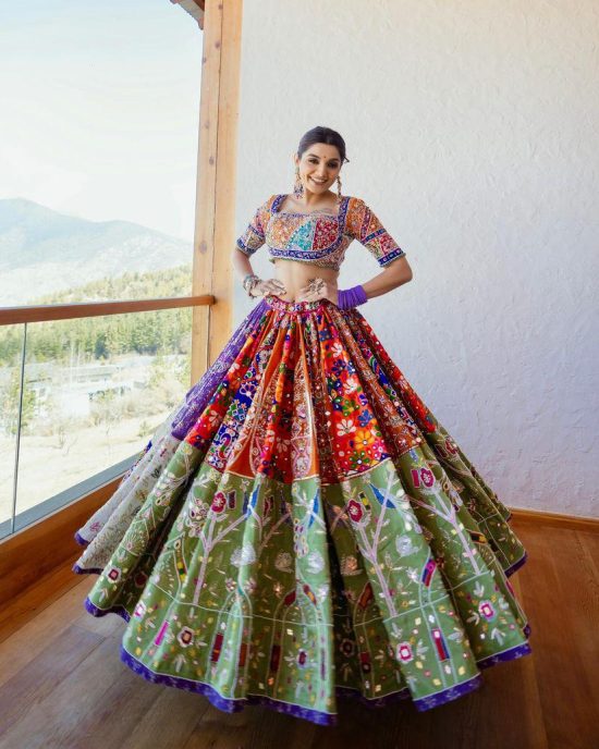 Navratri Designer Multicolor Lehenga Choli