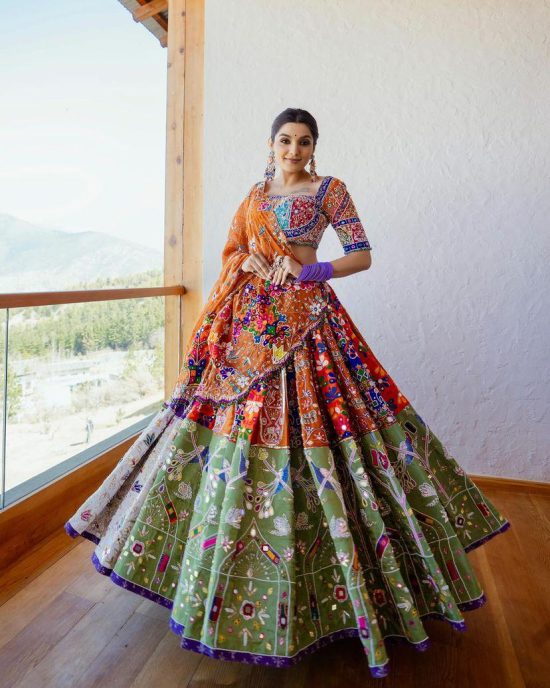 Navratri Designer Multicolor Lehenga Choli