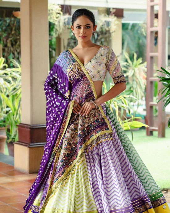 Mirror Work Lehenga Choli