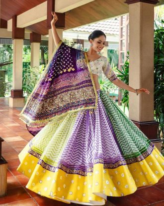 Mirror Work Lehenga Choli