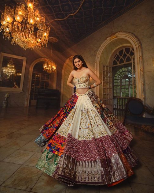 Kinjal Dave Navratri Lehenga Choli