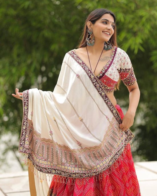 Real Mirror Navratri Lehenga Choli