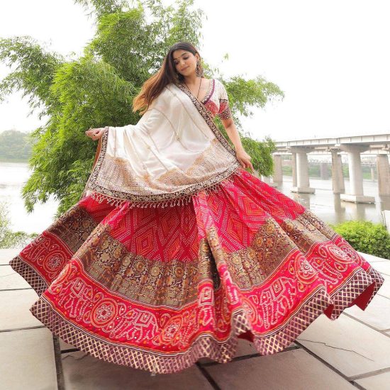 Real Mirror Navratri Lehenga Choli