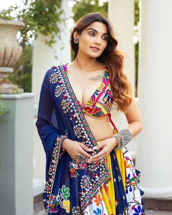 Real Mirror Navratri Lehenga Choli