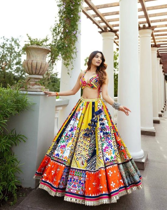 Real Mirror Navratri Lehenga Choli