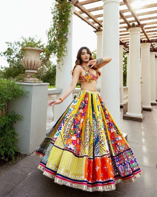 Real Mirror Navratri Lehenga Choli