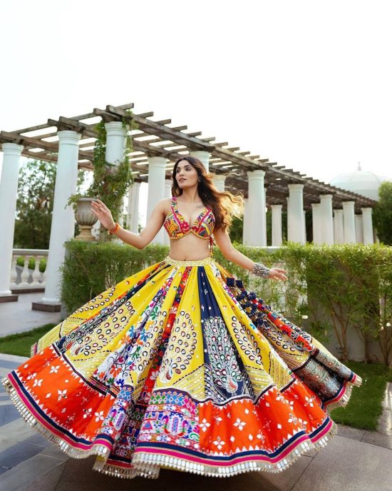 Real Mirror Navratri Lehenga Choli