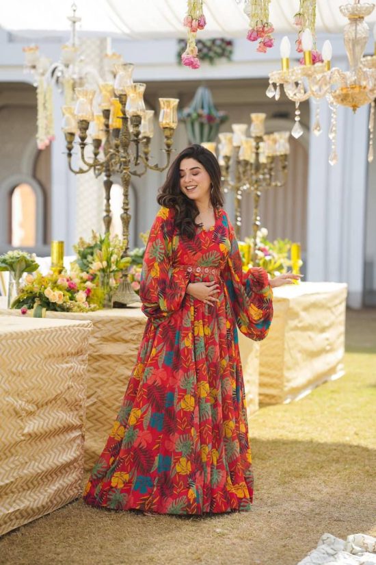 Floral Multicolor Maxi Dress