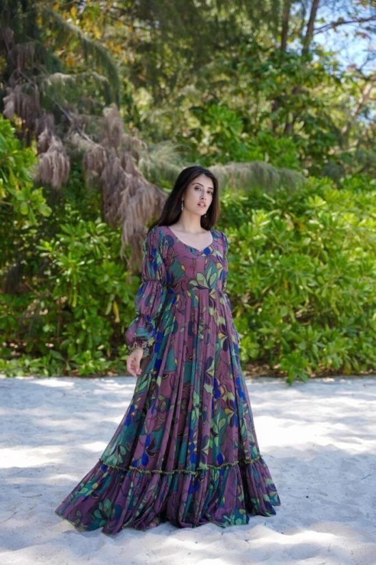 Grape Wine full length maxi dress