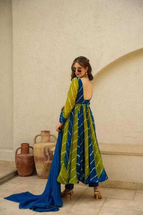 Laheriya Anarkali Set