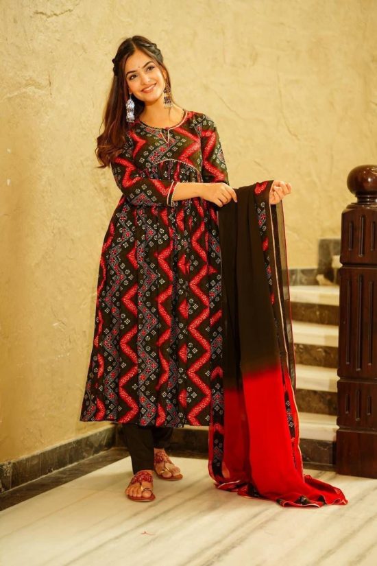 Brown Ethnic Suit Set