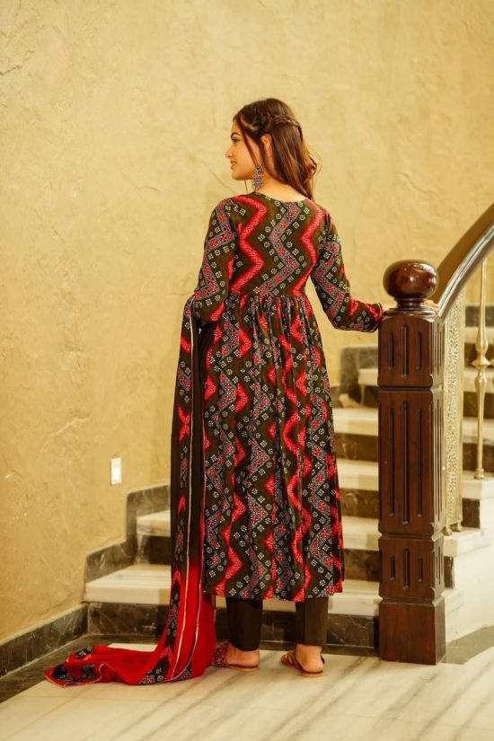 Brown Ethnic Suit Set