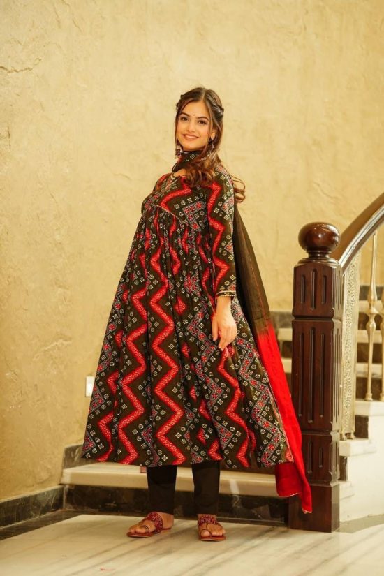 Brown Ethnic Suit Set