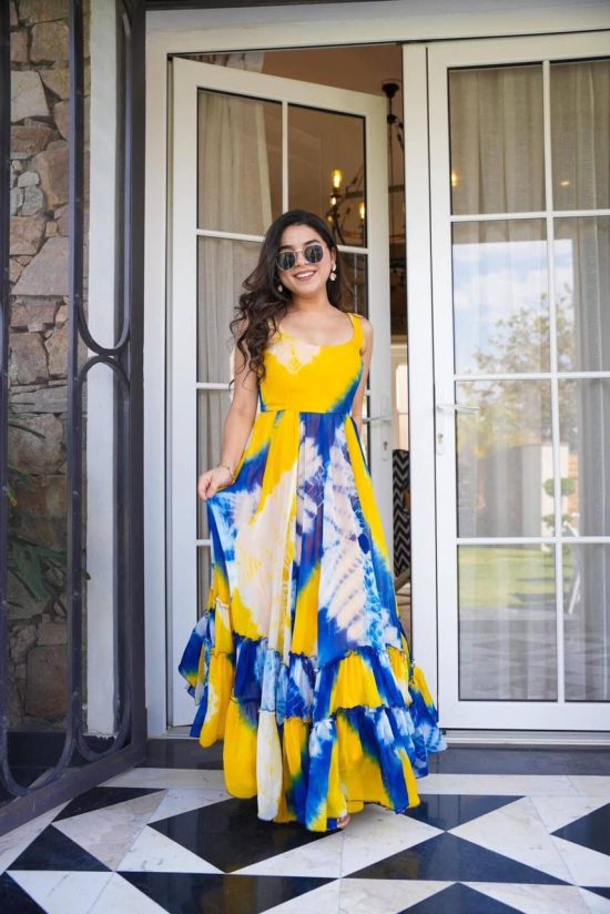 Tie-Dye Maxi Dress