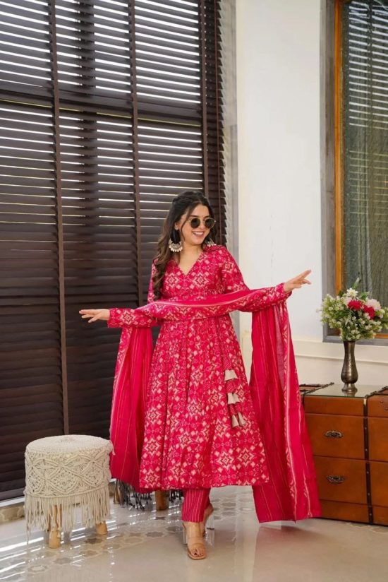 Flared Anarkali Kurta Set