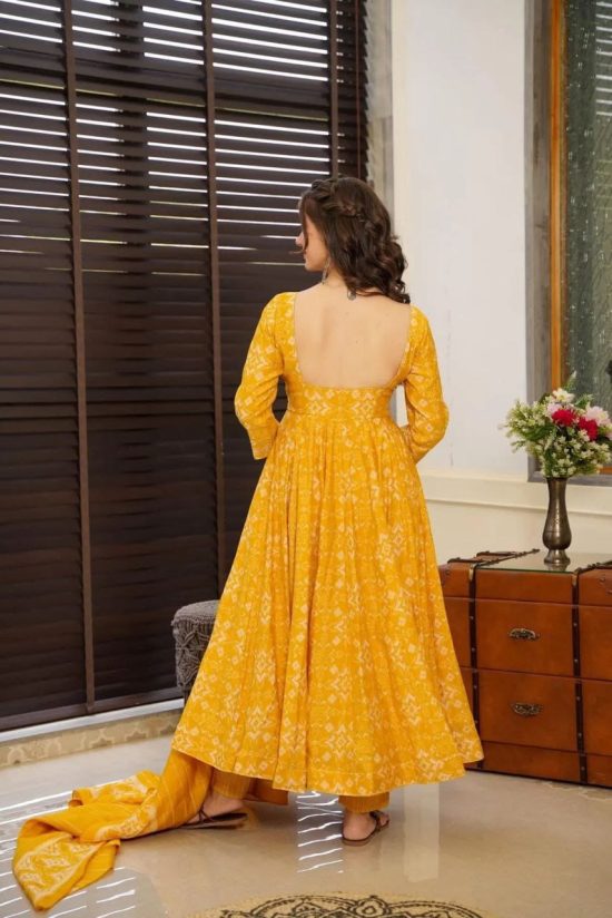 Flared Anarkali Kurta Set