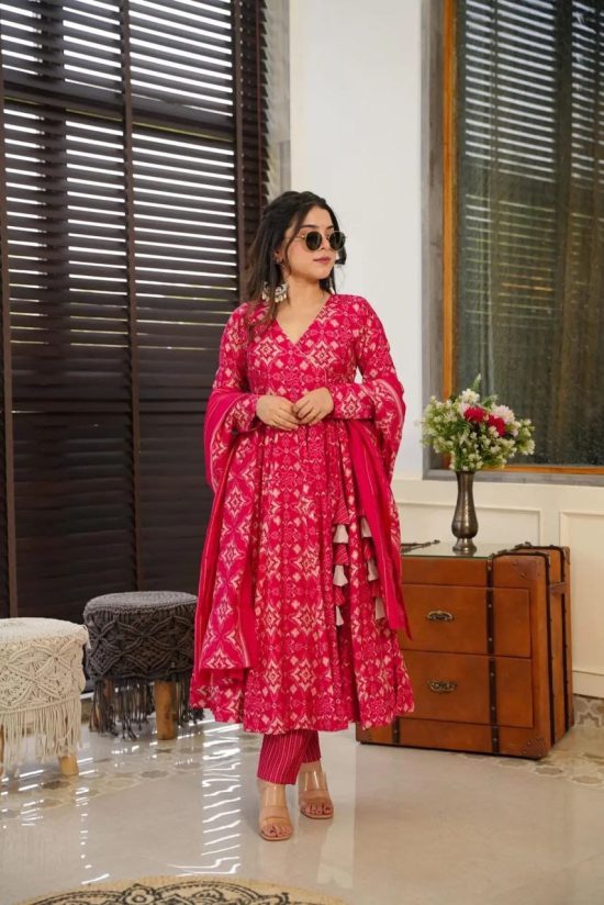 Flared Anarkali Kurta Set