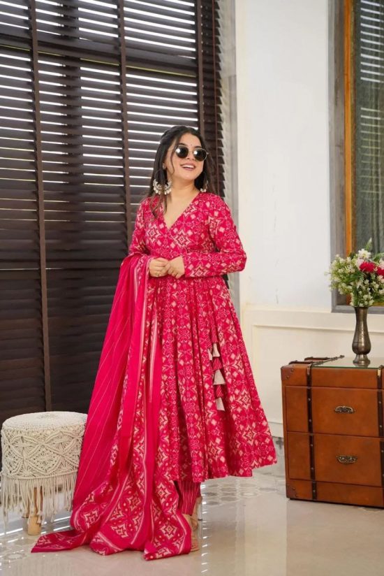 Flared Anarkali Kurta Set