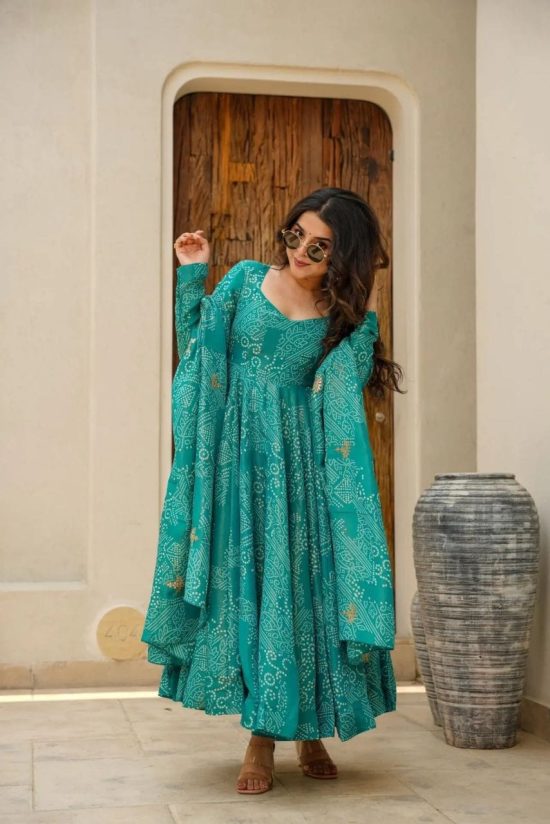 Flared Anarkali Kurta Set